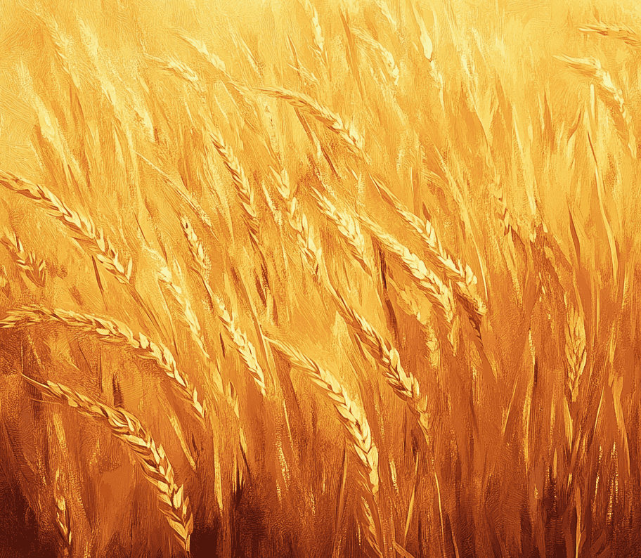 un campo di spighe di grano, un alimento che può portare a disagi per chi è intollerante al grano.