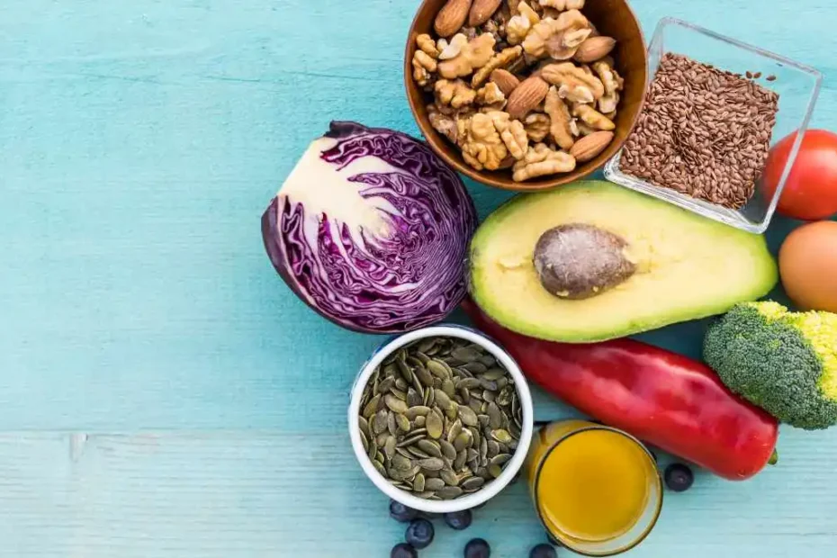 Noci, avocado, peperoni e altri cibi consigliati in una dieta di mantenimento dopo una dieta chetogenica.